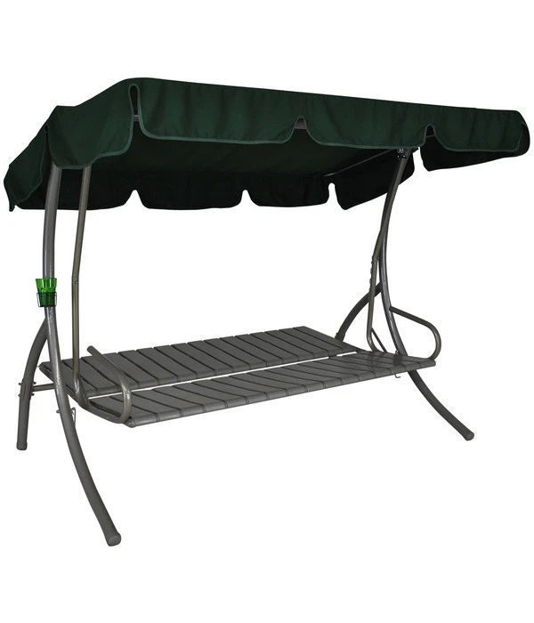 Angerer Hollywoodschaukel Trend, Design Korfu Grün, 3-Sitzer 5 Angerer Hollywoodschaukel Trend, Design Korfu Grün, 3-Sitzer – Bild 3