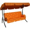 Angerer Hollywoodschaukel Trend, Design Korfu Terra, 3-Sitzer -Tepro Store 1689959 WE FS 001 TrendHollywoodschaukel