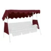 Angerer Sonnendach Für 3-Sitzer Modelle, Ca. B200/T120 Cm 1 Angerer Sonnendach Für 3-Sitzer Modelle, Ca. B200/T120 Cm -Tepro Store 1697119 WE FS 001 HollywoodschaukelSonnendach2