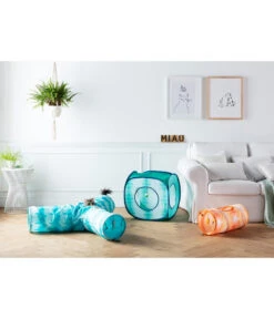 Dehner Katzenspielzeug Katzentunnel Triplex -Tepro Store 2498558 2501237 2501310 WE M 002 DehnerMarkenqualitaetKatzentunnel