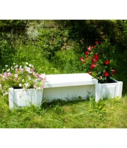 KHW Kunststoff-Gartenbank Berlin 19 KHW Kunststoff-Gartenbank Berlin -Tepro Store 2547339 WE MO 001 BankBerlinweiss