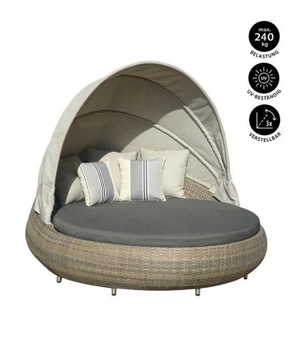 Dehner Sunlounger Florida, Ca. B160/H70/T220 Cm 7 Dehner Sunlounger Florida, Ca. B160/H70/T220 Cm – Bild 5