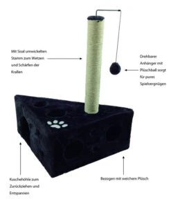 Dehner Kratzbaum Tammy -Tepro Store 3115151 WE IG 001 DehnerMarkenqualitaetKatzenkratzbaumTammy