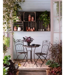 Metalltisch Antik, Ca. Ø61/H72 Cm -Tepro Store 3214889 WE MO 001 GruppeAntikNEU