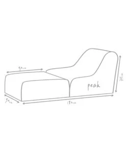 Outbag Outdoor-Sitzsack Peak Plus -Tepro Store 3470630 WE DE 002 PeakPlusRed