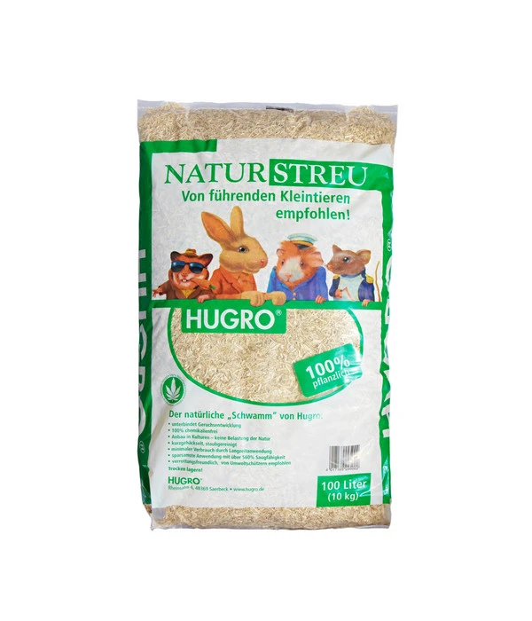 Hugro® Hanfeinstreu Für Nager, 100l 3 Hugro® Hanfeinstreu Für Nager, 100l