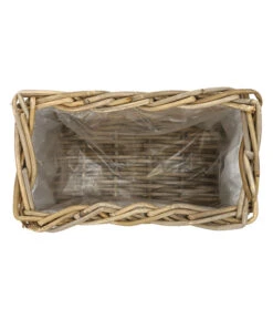 Van Der Leeden Rattan-Pflanzkasten, Graubraun 23 Van Der Leeden Rattan-Pflanzkasten, Graubraun -Tepro Store 3692506 3692548 WE DE 001 Rattankasten40x23x20cm