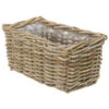 Van Der Leeden Rattan-Pflanzkasten, Graubraun -Tepro Store 3692506 3692548 WE FS 001 Rattankasten40x23x20cm