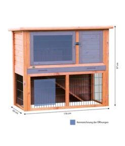 Trixie Nagerheim Mit Freilaufgehege, Braun, Ca. B116/H97/T63 Cm 8 Trixie Nagerheim Mit Freilaufgehege, Braun, Ca. B116/H97/T63 Cm -Tepro Store 3866720 WE BG 001 TrixieKleintierstallFreilaufoHasenMG