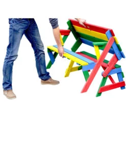 Habau Kinder Picknickbank Bunt, 100 X 50 X 62 Cm -Tepro Store 4031100 WE FS 004 KinderPicknickbank