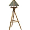 Dehner Natura Futterhaus Achensee, Inkl. Ständer, Ca. B68/H148/T62 Cm -Tepro Store 4150736 WE FS 001 DehnerNaturaVogelhaus
