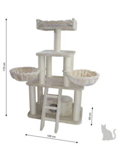 Dehner Lieblinge Kratzbaum Mila -Tepro Store 4161014 WE BG 001 DehnerMarkenqualitaetKatzenkratzbaumMila