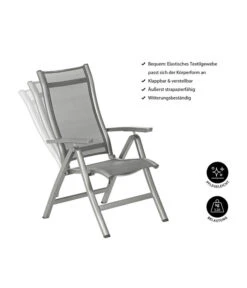 Dehner Klappsessel Chicago, Hochlehner -Tepro Store 4210316 WE IG 001 KLAPPSESSELCHICAGO