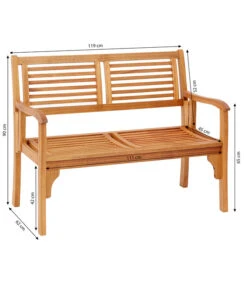 Dehner Klappbank Douglas, 2-Sitzer -Tepro Store 4216784 WE BG 001 KlappbankDouglas