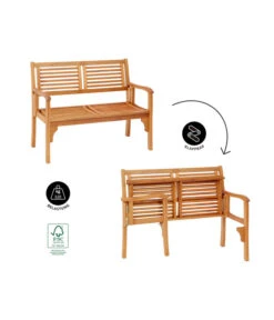 Dehner Klappbank Douglas, 2-Sitzer -Tepro Store 4216784 WE IG FS 001 DehnerKlappbankDouglas2Sitzer