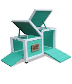 Dehner Nagerschlafhaus Happy Home Teatro, Türkis -Tepro Store 4261608 WE FS 004 DehnerHappyHomeNagerschlafhausTeatro