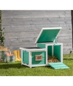 Dehner Nagerschlafhaus Happy Home Teatro, Türkis -Tepro Store 4261608 WE M 005 DehnerNagerschlafhausTeatro