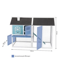 Trixie Kleintierstall Mit Freilaufgehege, Ca. B156/H110/T80 Cm 8 Trixie Kleintierstall Mit Freilaufgehege, Ca. B156/H110/T80 Cm -Tepro Store 4295200 WE BG 001 TrixieKleintierstallmitFreilaufgehegeMG