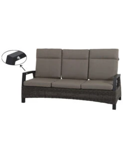 Siena Garden Bank Corido, 103 X 206 X 87 Cm -Tepro Store 4330429 WE DE 017 Sofacorido3ercharcoal