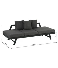 Dehner Funktionsliege Seattle 15 Dehner Funktionsliege Seattle -Tepro Store 4407318 WE BG 001 BankLiegeSeattleNeu