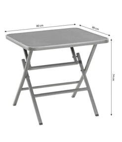 Dehner Klapptisch Chicago, Eckig -Tepro Store 4422382 WE BG 001 DehnerKlapptischChicagoeckig80x80cmNEU