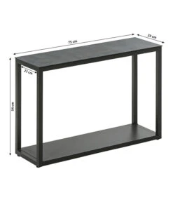 Dehner Beistelltisch Amsterdam, Ca. B75/H54/T23 Cm -Tepro Store 4498598 WE BG 001 DehnerBeistelltischAmsterdam