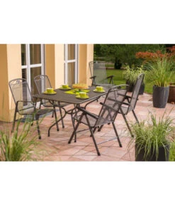 Royal Garden Streckmetall-Gartentisch, Ca. B145/H74/T90 Cm -Tepro Store 5312822 WE MO 004 GruppeSavoy