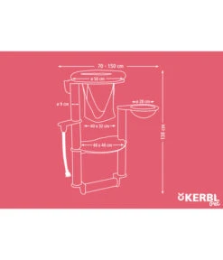 KERBL Wandkratzbaum Dolomit Grappa Pro, Beige, Ca. B70/H138/T66 Cm 11 KERBL Wandkratzbaum Dolomit Grappa Pro, Beige, Ca. B70/H138/T66 Cm -Tepro Store 6603245 WE DE 001 KratzbaumDolomitGrappaPro