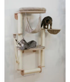 KERBL Wandkratzbaum Dolomit Grappa Pro, Beige, Ca. B70/H138/T66 Cm 8 KERBL Wandkratzbaum Dolomit Grappa Pro, Beige, Ca. B70/H138/T66 Cm -Tepro Store 6603245 WE MO 001 KratzbaumDolomitGrappaPro