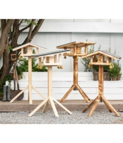 Dehner Natura Futterhaus Karwendel, Natur, Inkl. Ständer, Ca. B84,3/H127,2/T84,3 Cm -Tepro Store 6622872 6622898 6622906 6622922 WE MO 002 NVHRofanKarwendel