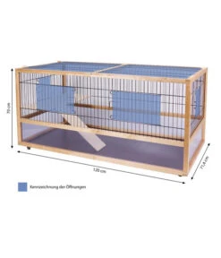 Skyline Nagerkäfig Hoppelgarden 120, Ca. B120/H70/T71,4 Cm 12 Skyline Nagerkäfig Hoppelgarden 120, Ca. B120/H70/T71,4 Cm -Tepro Store 6649990 WE BG 001 SkyNHHoppelgarden120