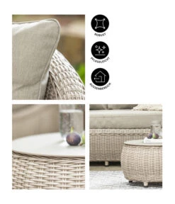 Dehner Lounge Bari, 2-teilig -Tepro Store 6657381 WE IG 001 DehnerLoungeBari2teilig