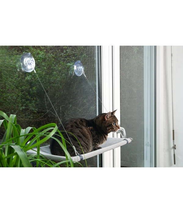 Karlie Hängekorb Window Lounger, Grau, Ca. B31/H51,5/T2,5 Cm 4 Karlie Hängekorb Window Lounger, Grau, Ca. B31/H51,5/T2,5 Cm – Bild 2