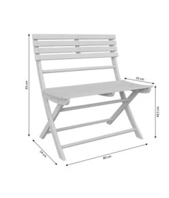 Dehner Klappbank Stavanger, 2-Sitzer -Tepro Store 6666473 WE BG 001 KlappbankStavanger