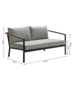 Dehner Alu-Lounge New York, 4-teilig 21 Dehner Alu-Lounge New York, 4-teilig -Tepro Store 6670954 WE BG 001 LoungeNewYork