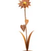 Ferrum Glas-Blume Sonnenblume, Ca. H112 Cm -Tepro Store 6696264 WE FS 001 GlasblumeSonnenblumeIII