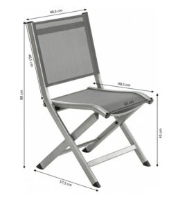 Dehner Klappstuhl Chicago -Tepro Store 6701544 WE BG 001 KlappstuhlChicagoNEU