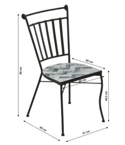Dehner Mosaikstuhl Letizia -Tepro Store 6702070 WE BG 001 DehnerMosaikStuhlLetiziaNeu