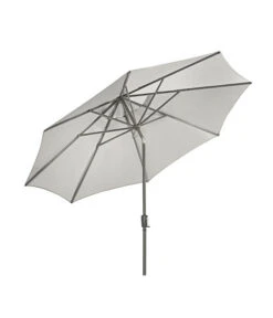 Dehner Schirm Milos, Rund, Ca. Ø294 Cm 13 Dehner Schirm Milos, Rund, Ca. Ø294 Cm -Tepro Store 6702864 WE FS 003 SchirmMilosHellgrauNeu