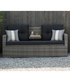 Dehner Flecht-Truhenbank Föhr, 3-Sitzer -Tepro Store 6704795 WE MO 002 TruhenbankFoehrNeu