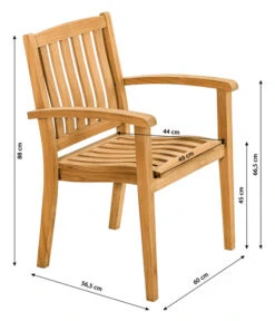 Dehner Stapelsessel Havanna -Tepro Store 6708309 WE BG 001 StapelstuhlHavannaNeu