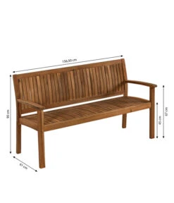 Dehner Gartenbank Valetta -Tepro Store 6708614 WE BG 001 BankValetta3er