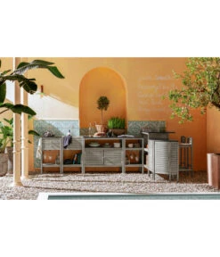 Dehner Doppelschrank Southampton, Ca. B100/H90/T50 Cm -Tepro Store 6713739 6713762 6713705 6713630 6713531 6713663 6713440 6713390 WE MO 001 OutdoorkuecheSouthampton