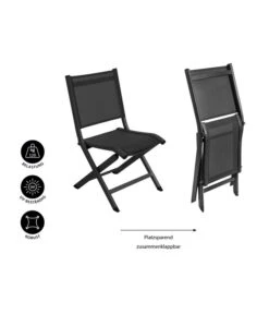 Dehner Klappstuhl Chicago -Tepro Store 6721054 WE IG 001 BALKONKLAPPSTUHLCHICAGOSchwarz