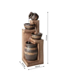 Dehner Polyresin-Gartenbrunnen Monterry, Ca. H117,5 Cm -Tepro Store 6742472 WE DE 001 DehnerPolyresinGartenbrunnenMonterry