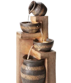 Dehner Polyresin-Gartenbrunnen Monterry, Ca. H117,5 Cm -Tepro Store 6742472 WE DE 004 DehnerPolyresinGartenbrunnenMonterryNEU