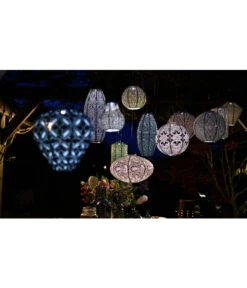 Lumiz Solar-Lampion Bulb Ikat, Ca. Ø16/H20 Cm ' -Tepro Store 6814206 WE MO 001 Solarleuchte 1