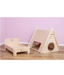 Bunny® NATURE By Puppijames Kleintierhaus Zeltbett, Ca. B60/H46/T47 Cm -Tepro Store 6814859 WE M 001 bunnyNagerZeltbrett