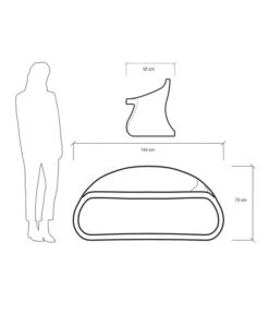 Farmet Kunststoff-Gartensofa For Two -Tepro Store 6884258 WE DE 001 Sofafortwoelfenbein