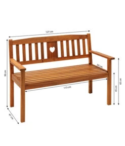 Dehner Bank Heart -Tepro Store 6897763 WE BG 001 2SitzerBankHeart